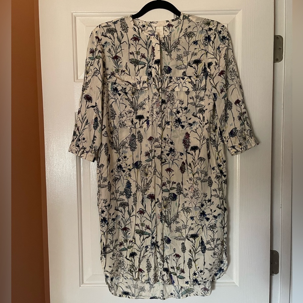 H&M Floral Shirt Dress - 4